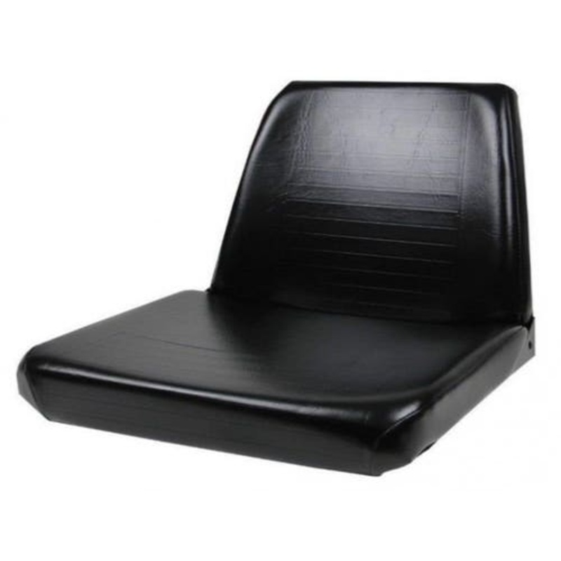 Seat High-Back Steel Pan Vinyl Black