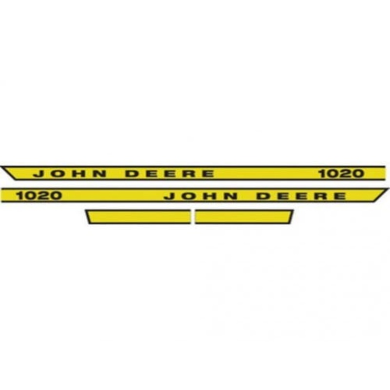 1020 Hood Decal fits John Deere 1020