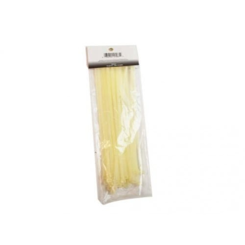 Cable Ties 11-1/2" 50 lbs Strength Clear 25 pack fits Wiring, Relays, Switches Cable & Wire Ties