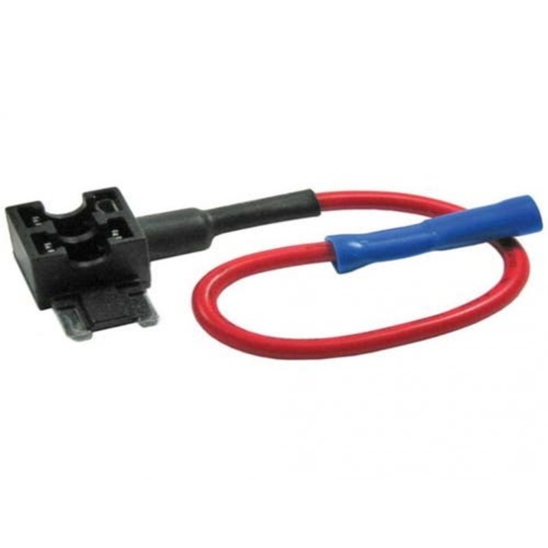 Fuse Holder Low Profile Add A Circuit 16 AWG 10 AMP fits Wiring, Relays, Switches Fuse Holders