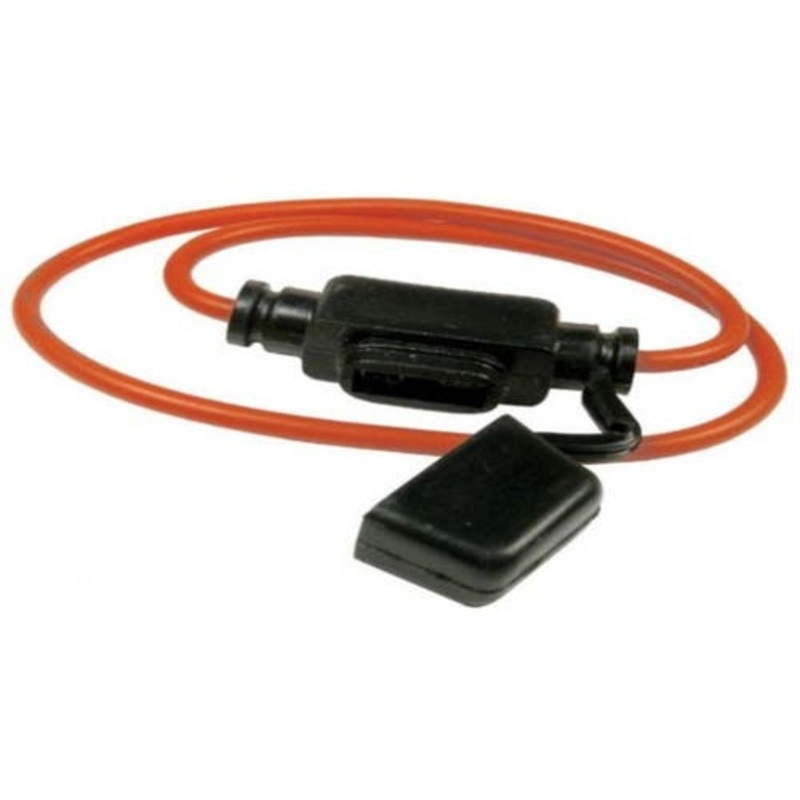 Fuse Holder Mini ATM with Dust Cap 12 AWG 30 AMP fits Wiring, Relays, Switches Fuse Holders