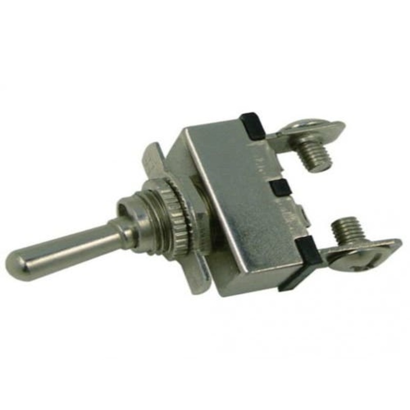 Metal Bat Handle Toggle Switch On-Off 12 Volt 20 Amp fits Wiring, Relays, Switches Switches