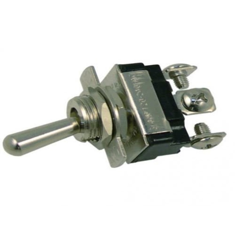 Metal Bat Handle Toggle Switch On Off On 12 Volt 10 Amp fits Wiring, Relays, Switches Switches