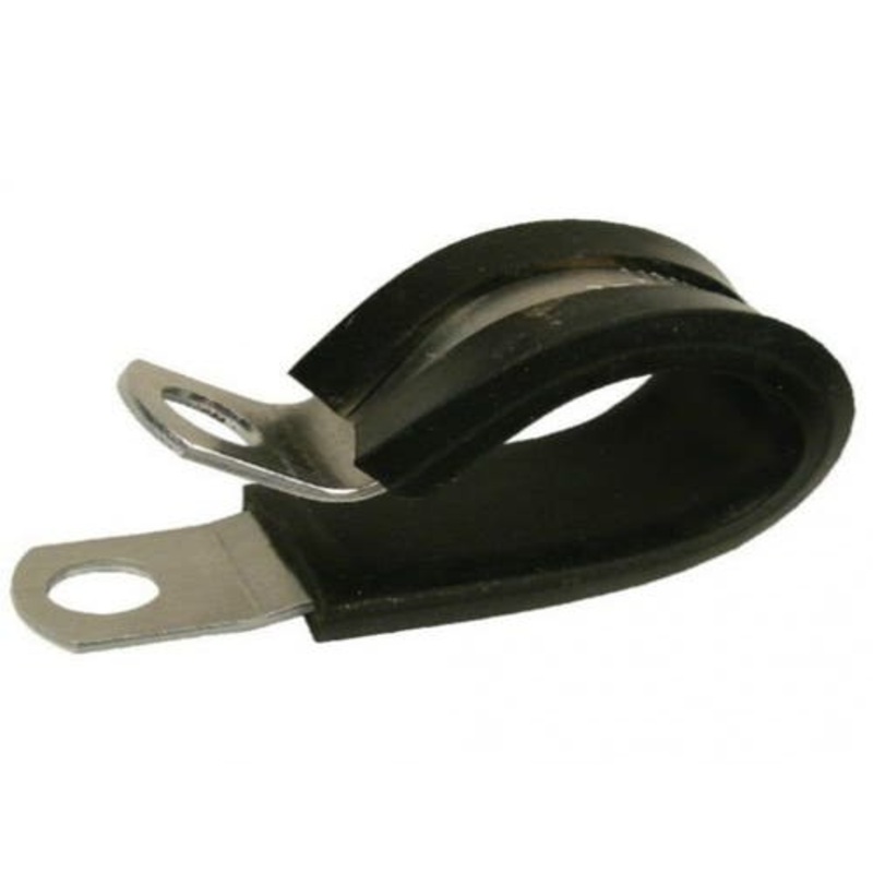 Rubber Insulated Clamps 1/4" ID - 20 Pack fits Wiring, Relays, Switches Clamps
