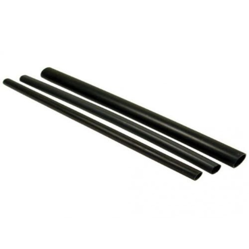 Wiring Single Wall Black Waterproof Shrink Tubing 1/4" x 4 - 6" fits Wiring, Relays, Switches Heat Shrink Tubing