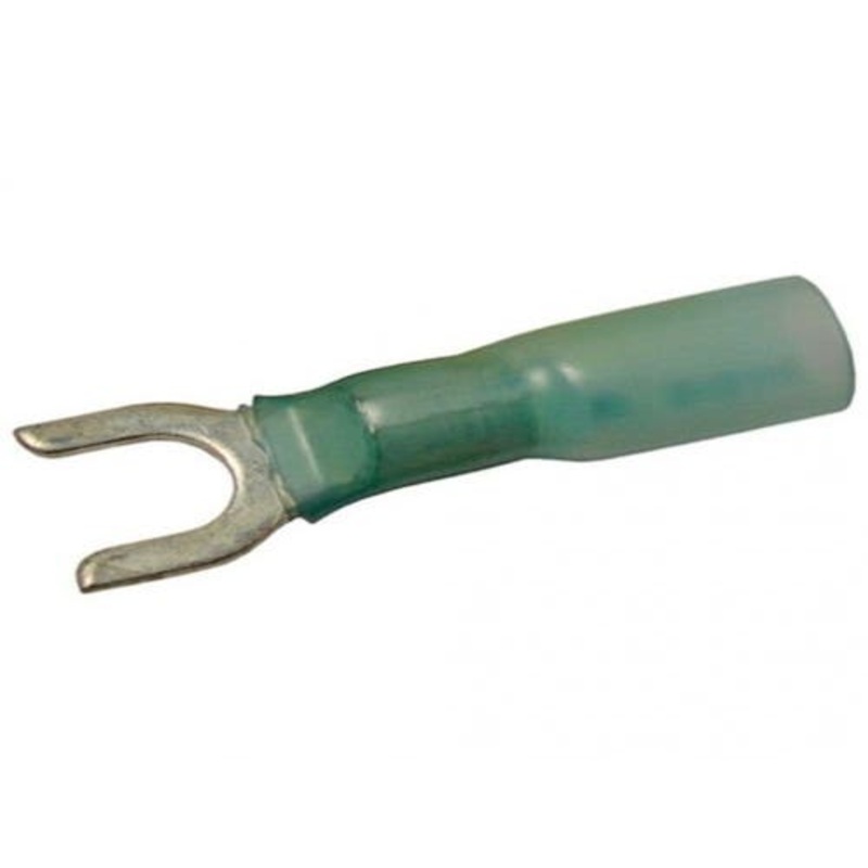Wiring Terminal Crimp & Heat Shrink #10 Spade 16 14 AWG 5 Pack fits Wiring, Relays, Switches Terminals