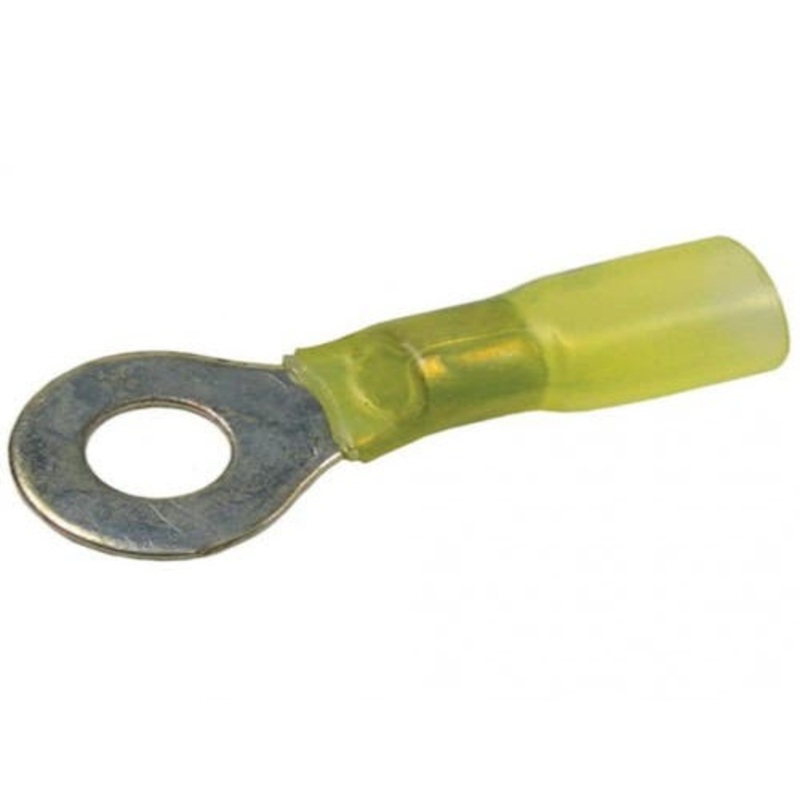 Wiring Terminal Crimp & Heat Shrink 5/16" Ring 12 10 AWG 5 Pack fits Wiring, Relays, Switches Terminals