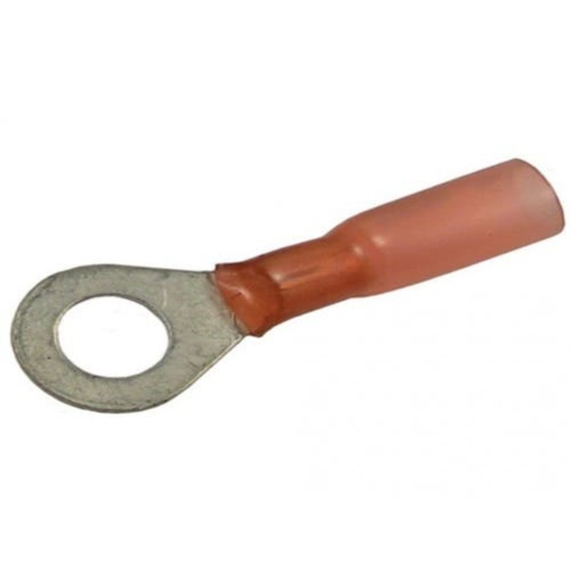 Wiring Terminal Crimp & Heat Shrink 5/16" Ring 22 16 AWG 5 Pack fits Wiring, Relays, Switches Terminals