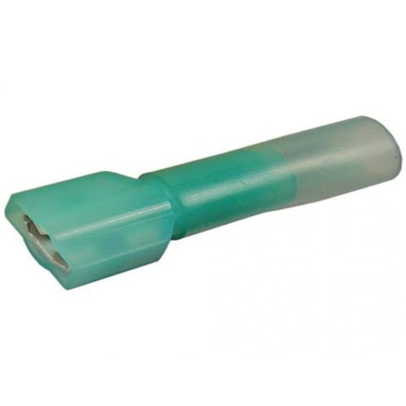 Wiring Terminal Crimp & Heat Shrink Female .250" 16 14 AWG 5 Pack fits Wiring, Relays, Switches Terminals
