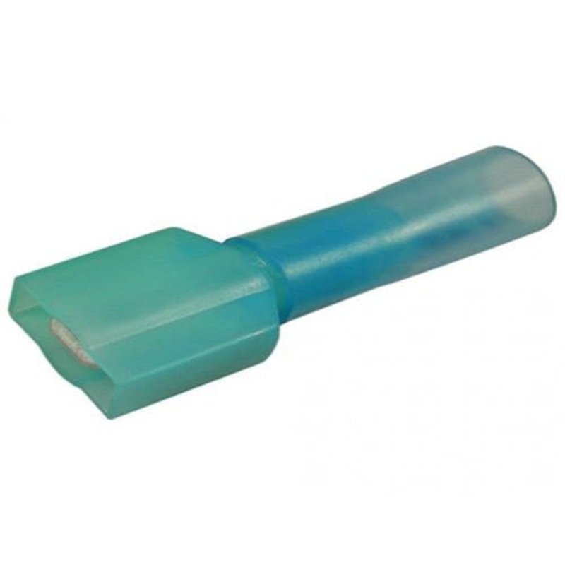 Wiring Terminal Crimp & Heat Shrink Male .250" 16 14 AWG 5 Pack fits Wiring, Relays, Switches Terminals