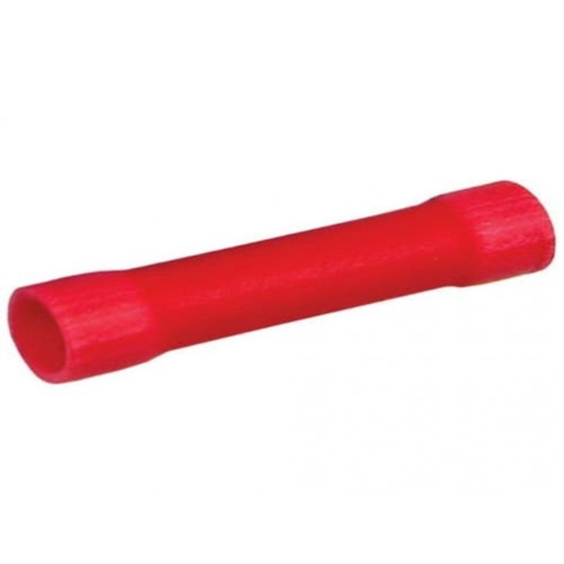 Wiring Vinyl Butt Connector 22 16 AWG 20 Pack fits Wiring, Relays, Switches Terminals
