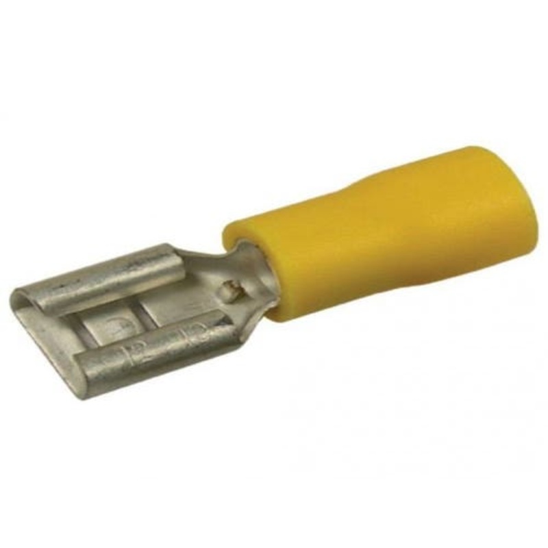 Wiring Vinyl Female Quick Connect 12 10 AWG 15 Pack fits Wiring, Relays, Switches Terminals