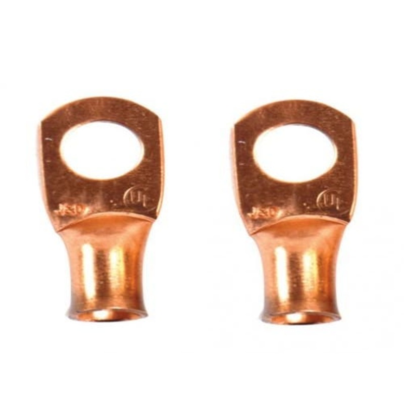 Battery Cable Lugs Copper 4 Gauge 5/16" Stud Hole