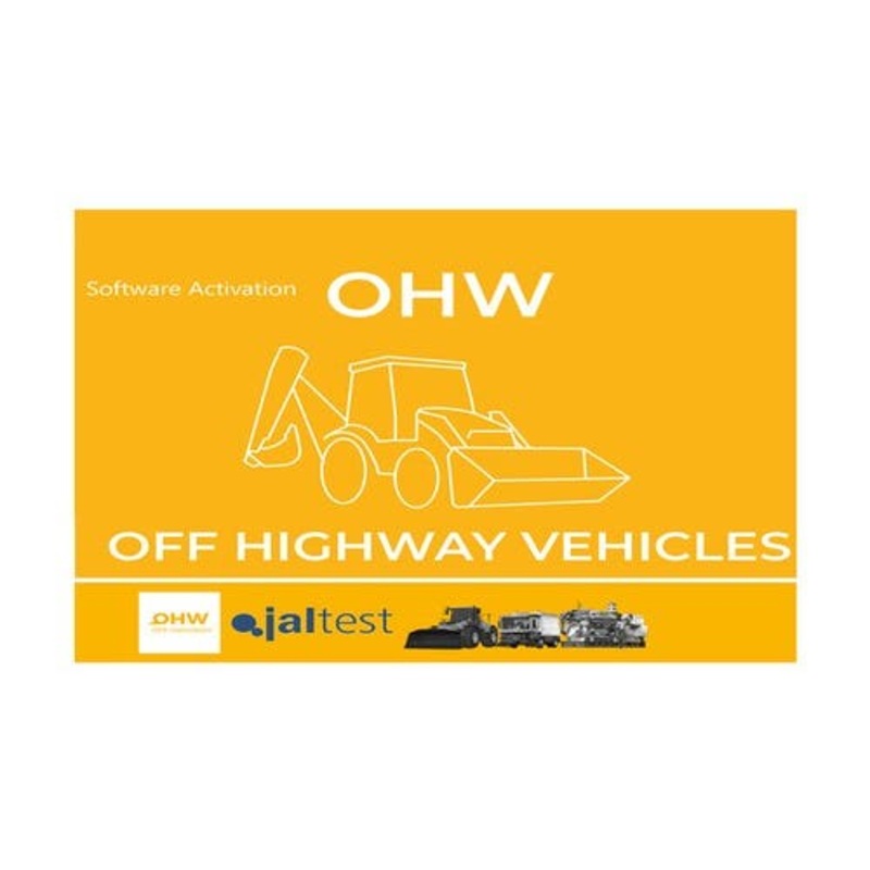 Jaltest Diagnostics License Renewal for Off-Highway Vehicles - 1 Year