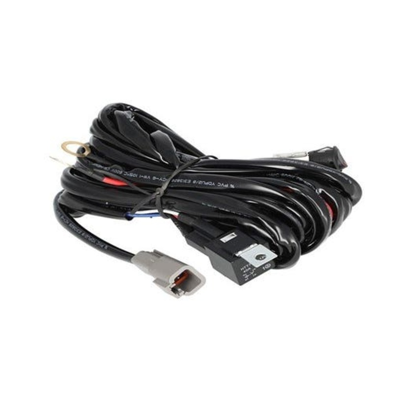 LED Light Bar Wiring Harness - 300W 40A Fuse 40A Relay 12V AWG12# Wire
