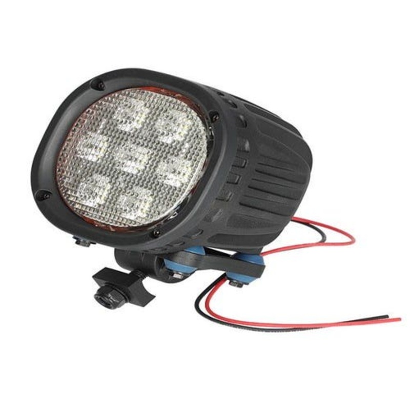 LED Work Light - TYRI 62W Pedestal Mount Flood Beam