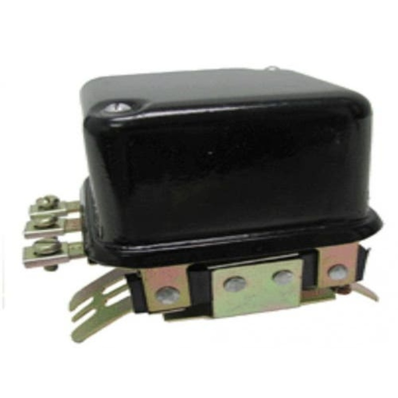 Voltage Regulator - 6 Volt - 3 Terminal - Saddle Mount fits John Deere R 70 80 720 730 820 830 fits Delco Remy 1118786 fits Prestolite GRX-406 GRX-407