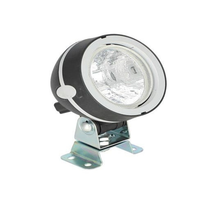 Work Light- Hella 12V Halogen Pedestal Mount Mega Beam fits John Deere 5420 5520 6120 6215 6220 6320 6415 6420 6615 6715 7220 7320 7420 7520 AL119291