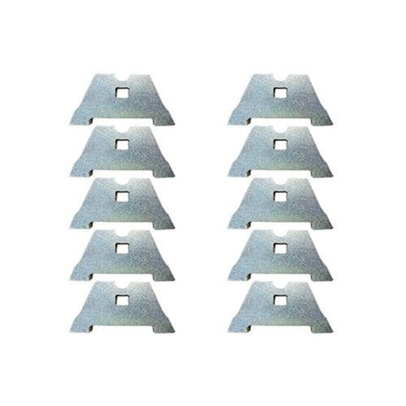 Feed Accelerator Tine Wear Plates - Pack of 10 fits John Deere S660 S670 S680 S690 S770 9660 STS 9670 STS 9760 STS 9770 STS 9860 STS 9870 STS AH216018