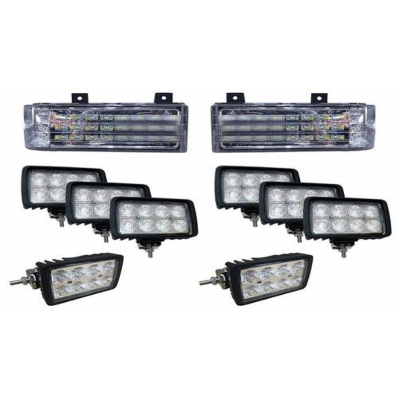 Complete LED Conversion Light Kit fits New Holland 8670 8670A 8770 8770A 8870 8870A 8970 8970A 86514348 fits Ford 86514348 fits Versatile 86514347