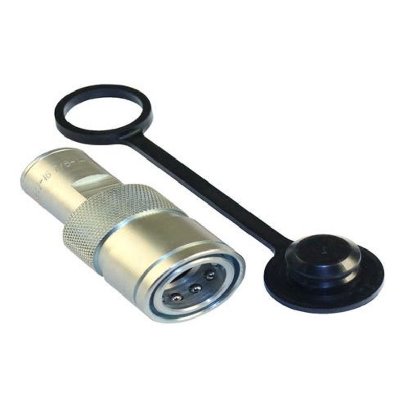 Hydraulic Breakaway Coupler Female with Rubber Plug fits Case A147888 fits Case IH 4210 4230 495 595 695 895 685 885 A147741 fits McCormick A177478
