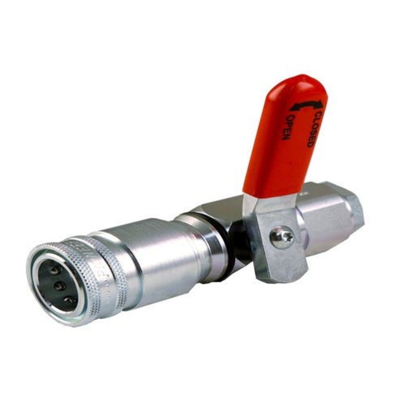 Hydraulic Breakaway Coupler Red Lever Female fits Case IH 9210 9230 9310 9330 50-1459T91 86019354 fits Versatile fits Steiger fits AGCO BR3902108M92