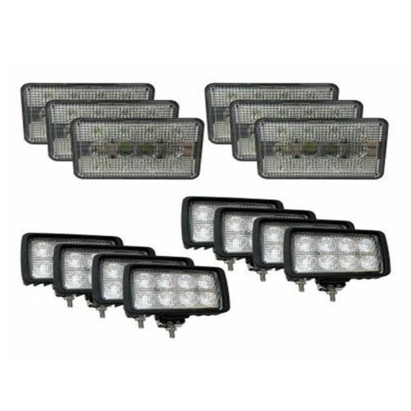 Complete LED Conversion Light Kit fits Case IH 2144 2166 2188 2344 2366 2377 2388 2577 2588 353656A1 183161A1 353657A1 138225A1 183162A1 185118A1
