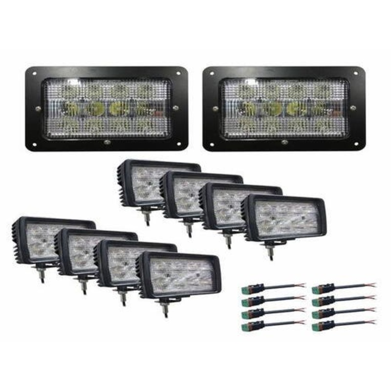 Complete LED Conversion Light Kit fits Case IH 9110 9130 9210 9230 9240 9260 9270 9280 9310 9330 9350 9370 9380 9390 60-6730T91 fits Steiger 60-6731T1