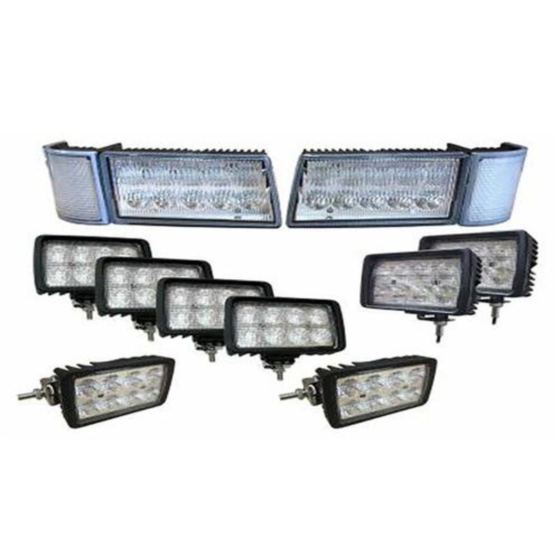 Complete LED Conversion Light Kit fits Case IH MX110 MX120 MX135 MX150 MX170 178312A1 178313A1 178321A1 20-1730T91 92269C1 178345A1 87435762 92266C1