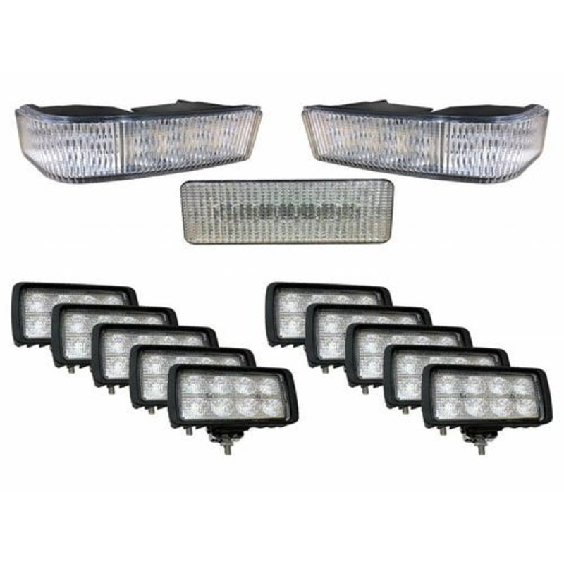 Complete LED Conversion Light Kit fits Case IH STX275 STX280 STX325 STX330 STX375 STX380 STX425 STX430 STX450 STX480 STX500 STX530 232454A2