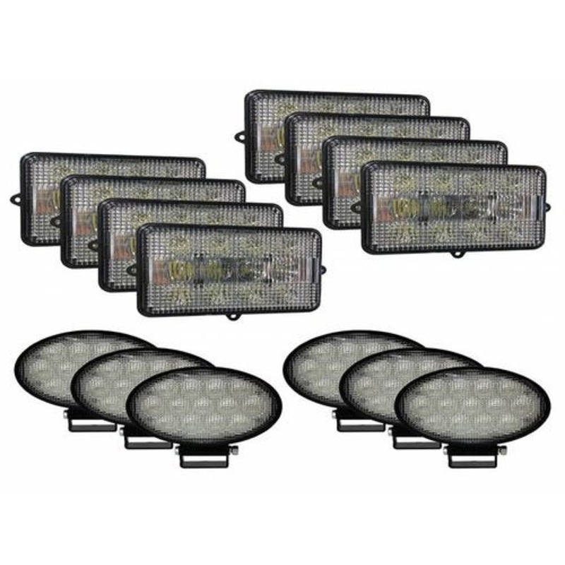 Complete LED Conversion Light Kit fits John Deere 9400 9410 9450 9500 9510 9550 9560 9600 9610 9650 9660 9650 STS 9660 STS 9750 STS 9760 STS AH159333