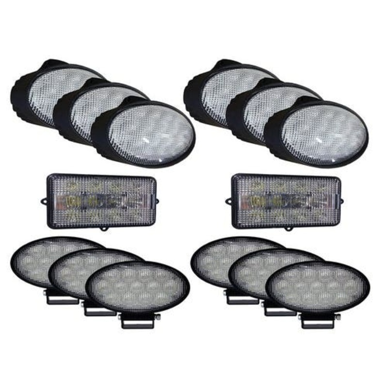 Complete LED Conversion Light Kit fits John Deere 9560 9560 STS 9650 STS 9660 9660 STS 9670 STS 9750 STS 9760 STS 9770 STS 9860 STS 9870 STS AH212523