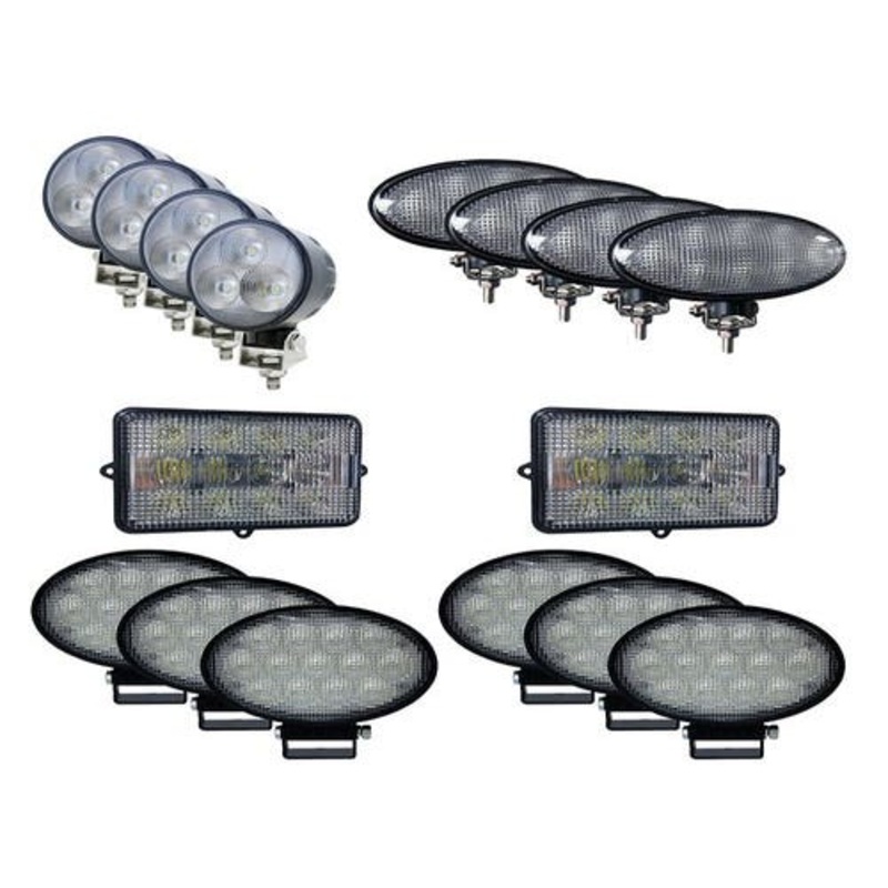 Complete LED Conversion Light Kit fits John Deere S550 S660 S670 S670HM S680 S680HM S690 S690HM S760 S770 S780 S790 T550 T560 T660 W540 W650 RE269640