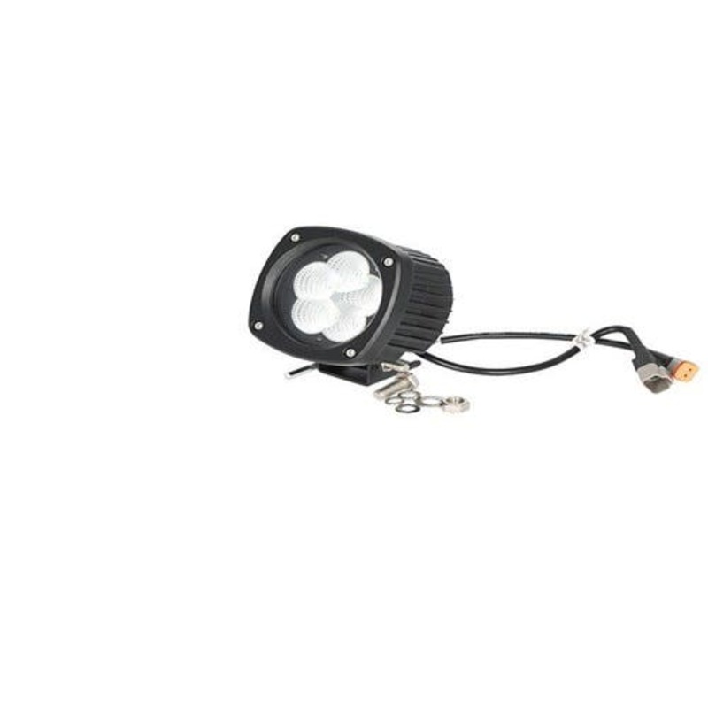 LED Compact Wide Flood Light - Square fits John Deere 310C 310G 310SG 410J AT305931 fits Case 87555142 fits Caterpillar 383-8634