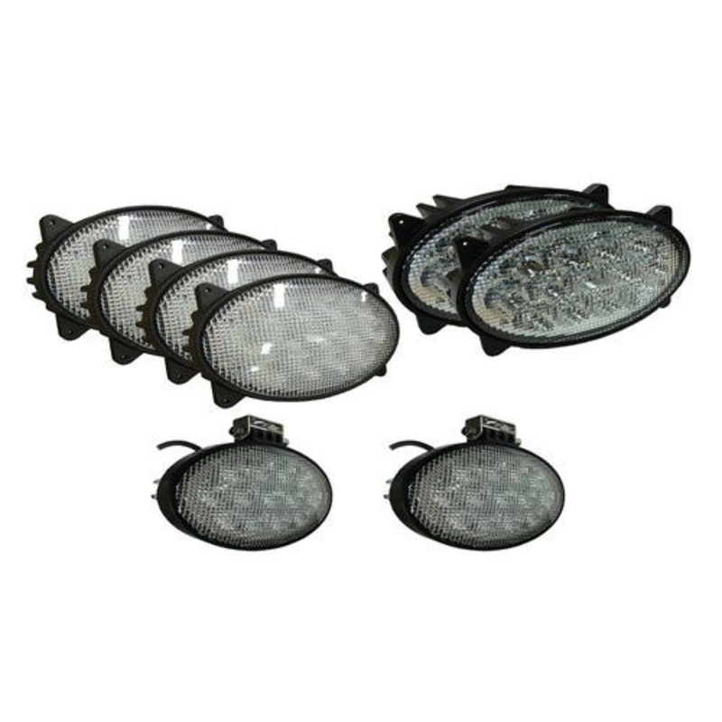 LED Conversion Light Kit - Oval fits Case IH 5088 6088 7088 7120 7130 7230 8120 8230 9120 9230 87106354 87106353 87001315 47682620 87584890 84479126