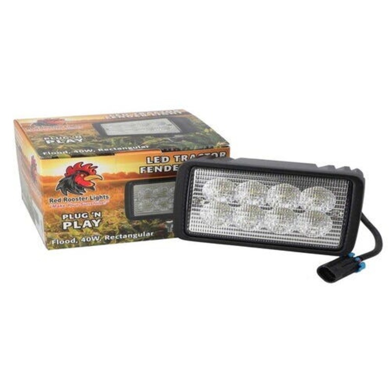 Red Rooster LED Tractor Fender Light fits John Deere 9100 9200 9300 9300T 9400 9400T 9300 RE68473