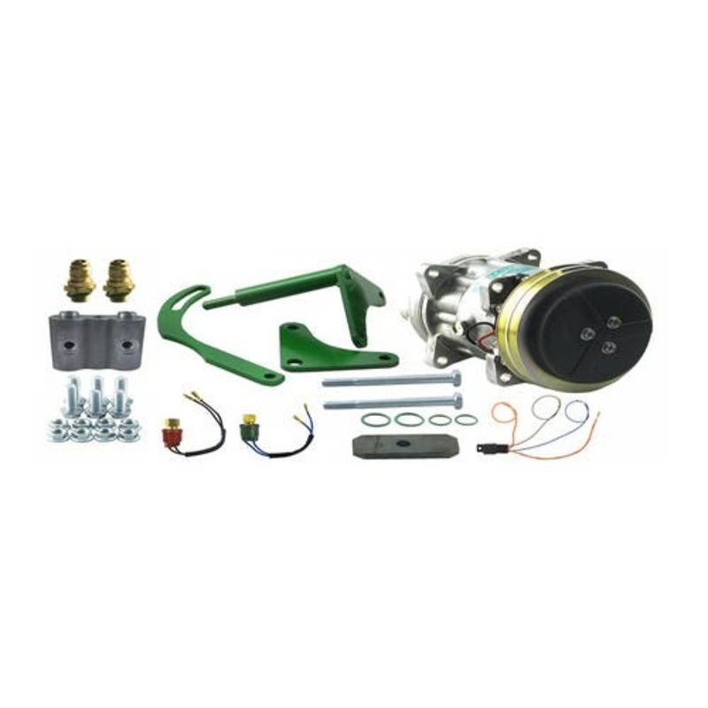 Air Conditioning Compressor fits John Deere 4000 4020 4040 4230 4240 4320 4350 4430 4440 4520 4620 4630 5020 6030 7020 8440 8630 8640 7520 8430 U7952