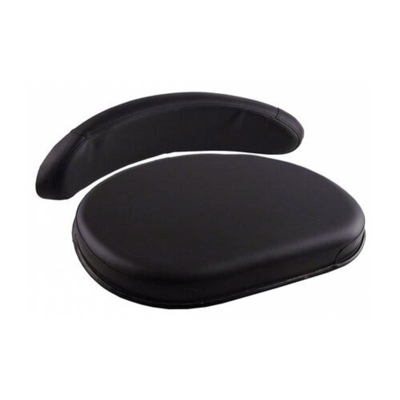 Seat Cushion Set - Vinyl Black 2 Pieces fits Case 300B 400B 430 530 730 830 900 920 930 940 430 530