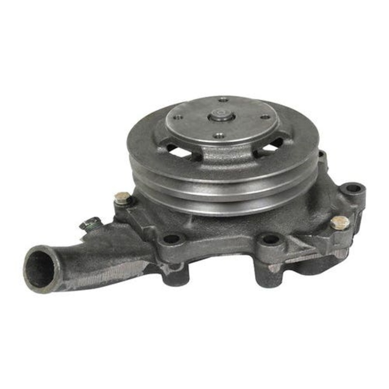 Water Pump with Backing Plate & Double Groove Pulley fits Ford 2600 3600 4100 4110 4600 5610 6600 6610 7610 7710 D3NN8501B fits New Holland 83914193