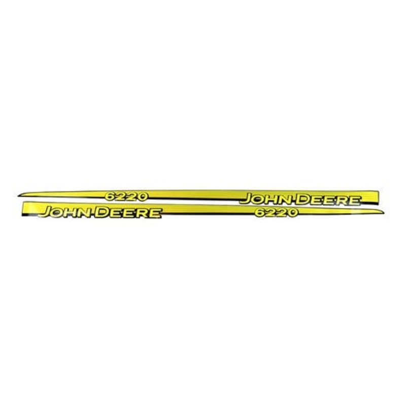 Hood Decal 6220 Vinyl fits John Deere 6220 L153865 L153866