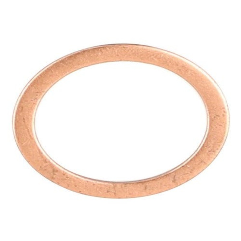 Oil Pan Drain Plug Washer - 7/8" - Copper fits John Deere 2030 2510 4240 4440 AT13560 fits International 3405HA fits Case VT4520 fits Ford EBU6734A