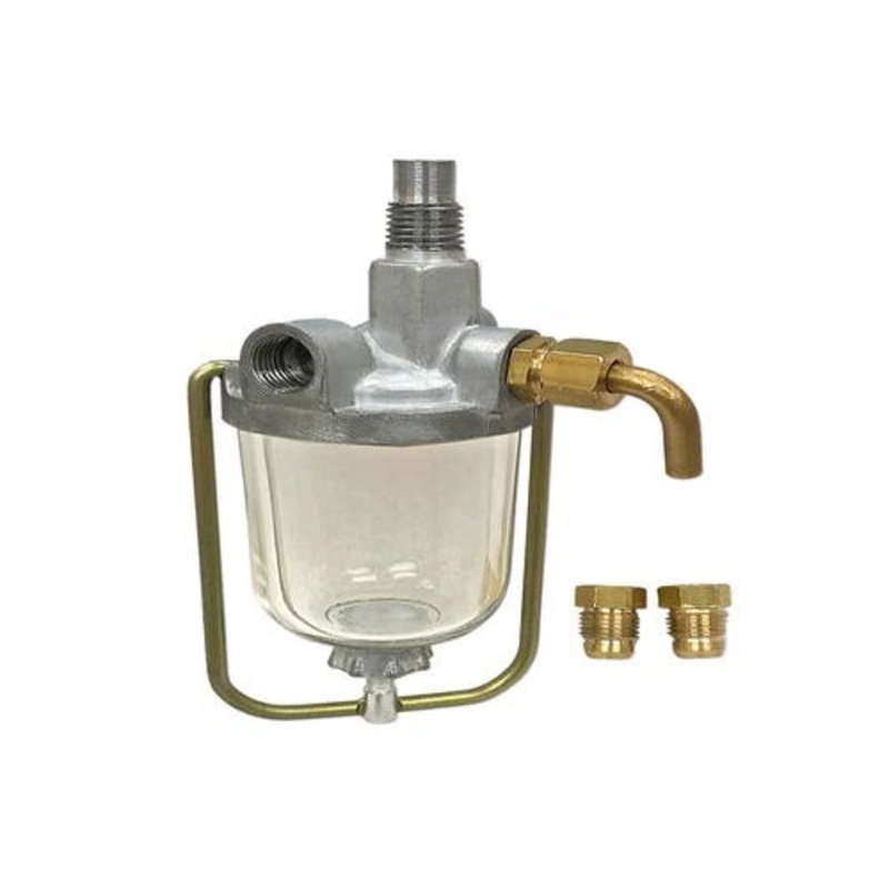 Fuel Sediment Bowl Assembly fits International H HV M F30 F12 W40 F20 O4 W4 O6 W6 Regular W30 13120D 13120DA 13120DB 17237D 17237DA