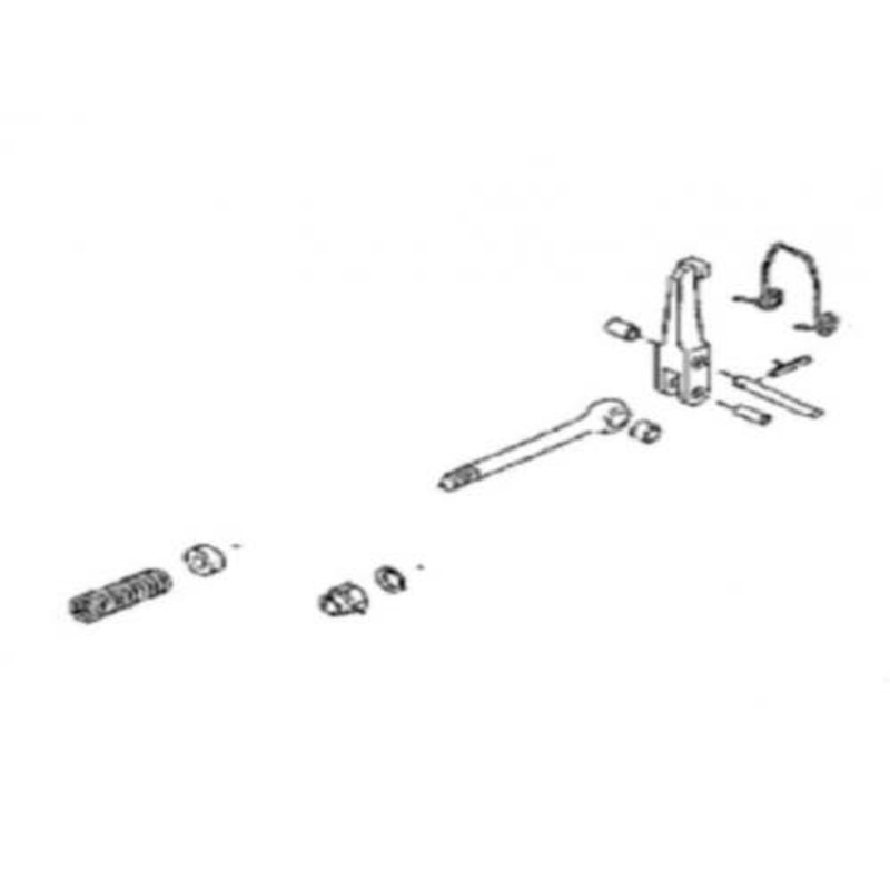 Clutch Levers Kit - Carraro fits John Deere 5200 5210 5300 5310 5400 5410 5500 5510 RE45880 fits Carraro 350406